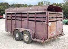 1991 Rawhide 16' stock trailer