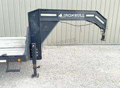 2018 Iron Bull 34' flatbed gooseneck trailer