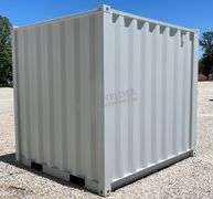 Unused 8' steel storage container