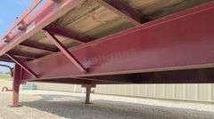 1996 PJ 25' flatbed gooseneck trailer