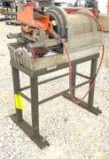 Ridgid 1822-I pipe threader on stand