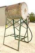 225 gallon steel fuel tank on stand