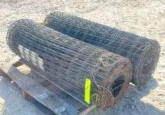 2- rolls of 48" woven wire fencing
