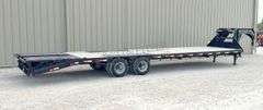 2018 Iron Bull 34' flatbed gooseneck trailer