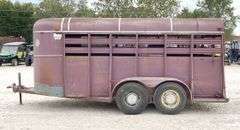 1991 Rawhide 16' stock trailer