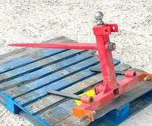 3-pt. bale spear w/ gooseneck & receiver hitch