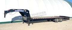 2019 Sure-Trac 25' flatbed gooseneck trailer