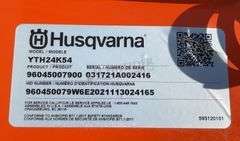 2021 Husqvarna YTH 24K54 riding mower