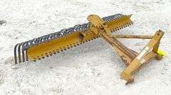 King Kutter 6' 3-pt. landscape rake