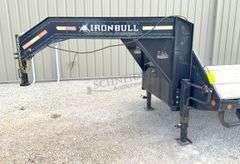 2018 Iron Bull 34' flatbed gooseneck trailer