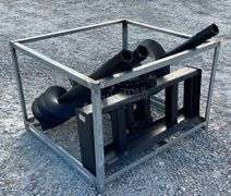Unused skid steer auger w/ 3 augers