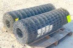 2- rolls of 48" woven wire fencing