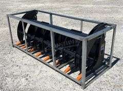 Unused 6.5' skid steer brush grapple