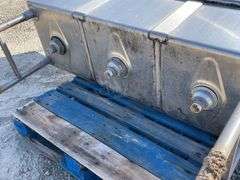 Stainless steel 90" wide 3-basin sink