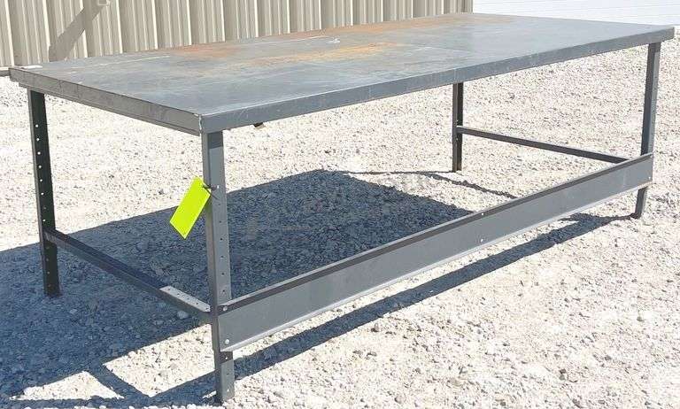 4'x8' steel work table