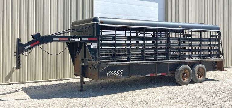 2014 Coose 20' gooseneck stock trailer