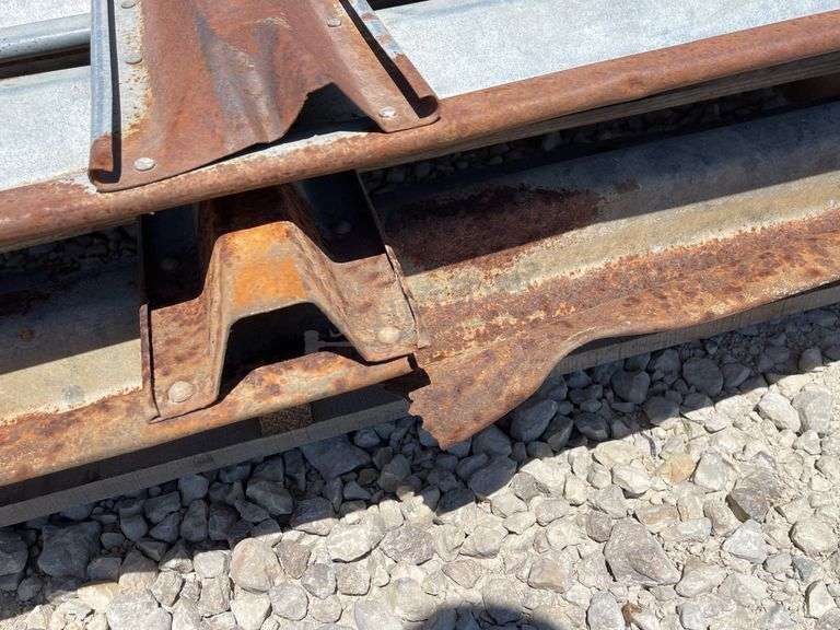 12' & 14' galvanized farm gates, some damage