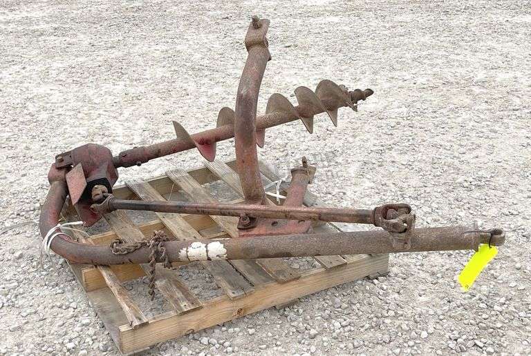 3-point post hole digger w/ 9" auger