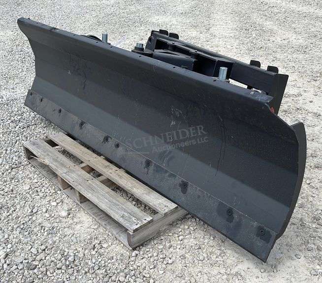 Unused 86" skid steer snow plow