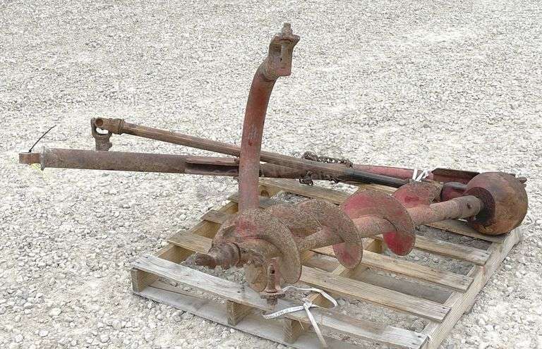 3-point post hole digger w/ 9" auger