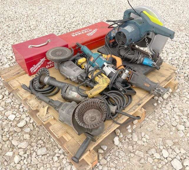 Group of corded electric tools