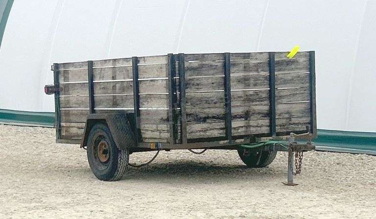 Homemade 6'x8' tilt bed utility trailer