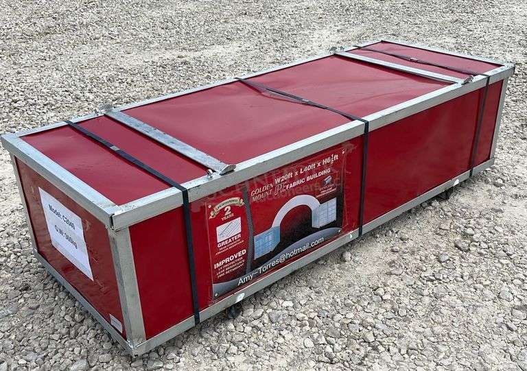 Unused 20'x40' container shelter