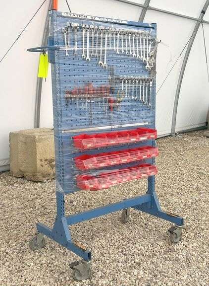 3' wide rolling organizer w/ tools