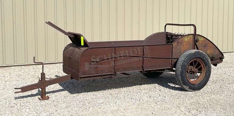 John Deere model H ground drive manure spreader