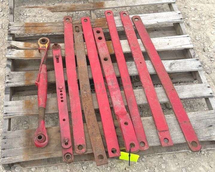 Group of tractor hitch parts