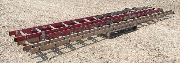 3-fiberglass & aluminum extension ladders
