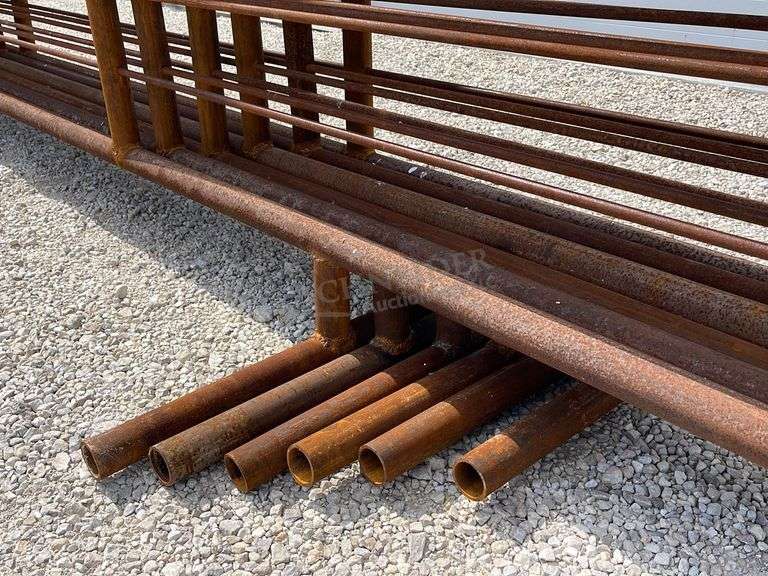 6- unused 24' freestanding corral panels