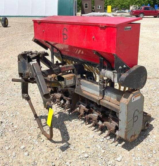 Gandy 5' 3-point aerator seed drill