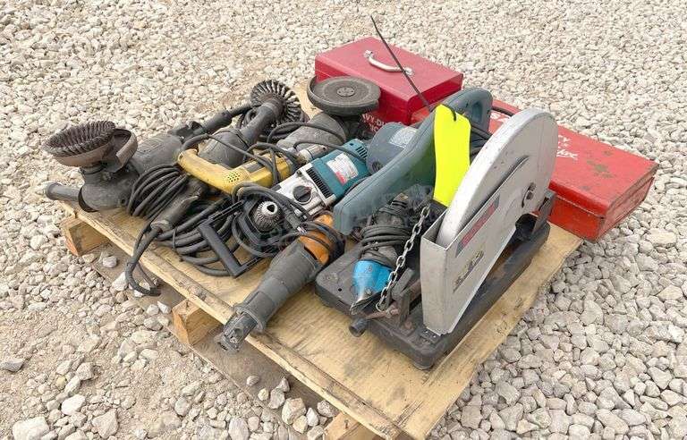 Group of corded electric tools