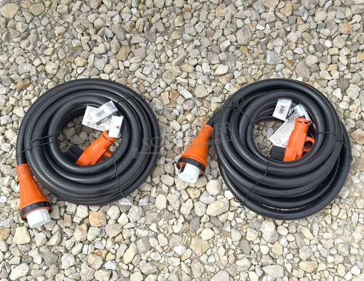 2- unused 30' 50 amp RV power cords
