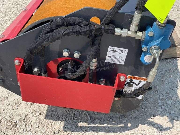 Raytree 76" skid steer vibratory roller