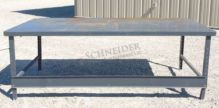 4'x8' steel work table