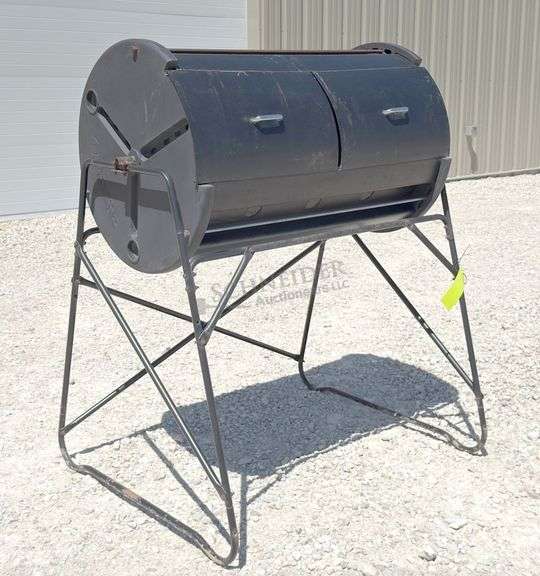 Garden Way spin composter on stand