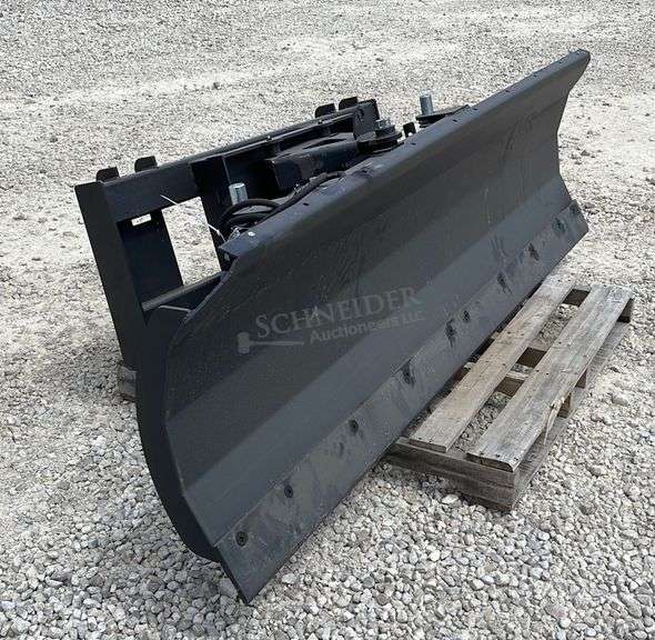 Unused 86" skid steer snow plow