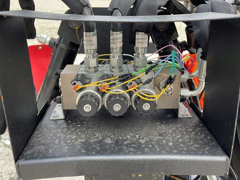 Unused 8' skid steer grader blade
