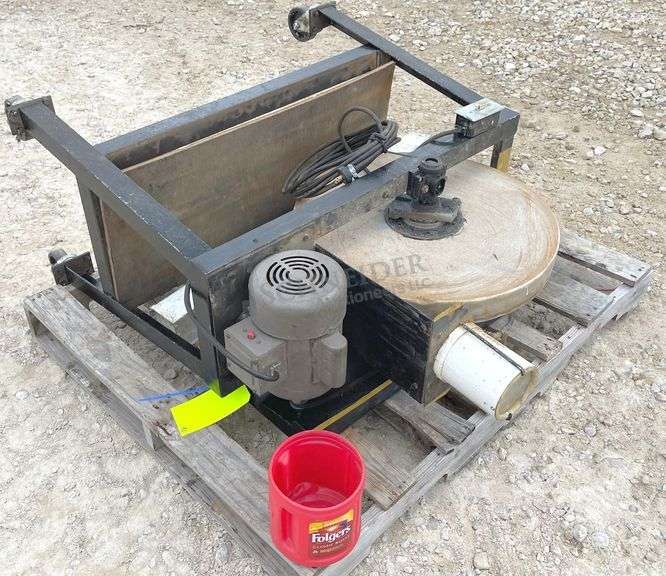 Grinding wheel on stand, 110 volt motor