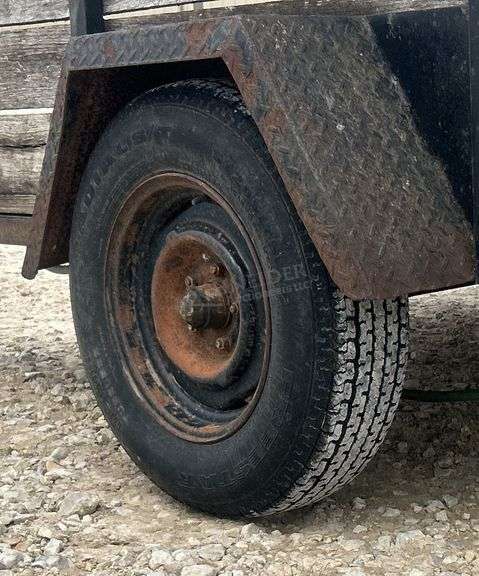 Homemade 6'x8' tilt bed utility trailer