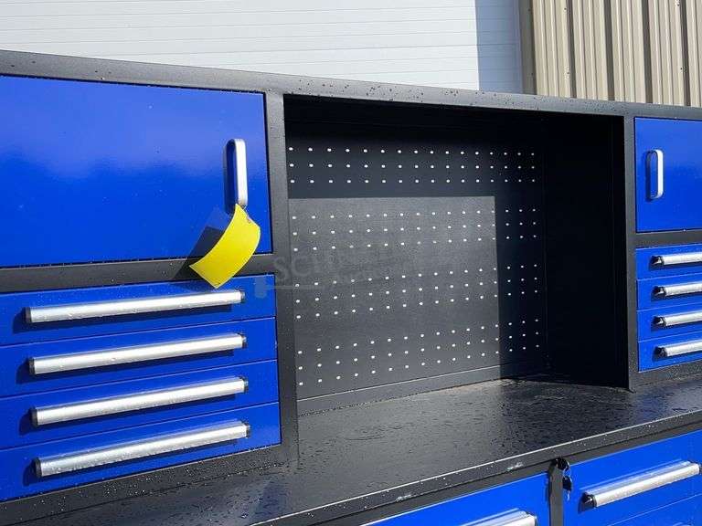 Unused 7' toolbox workbench w/ top