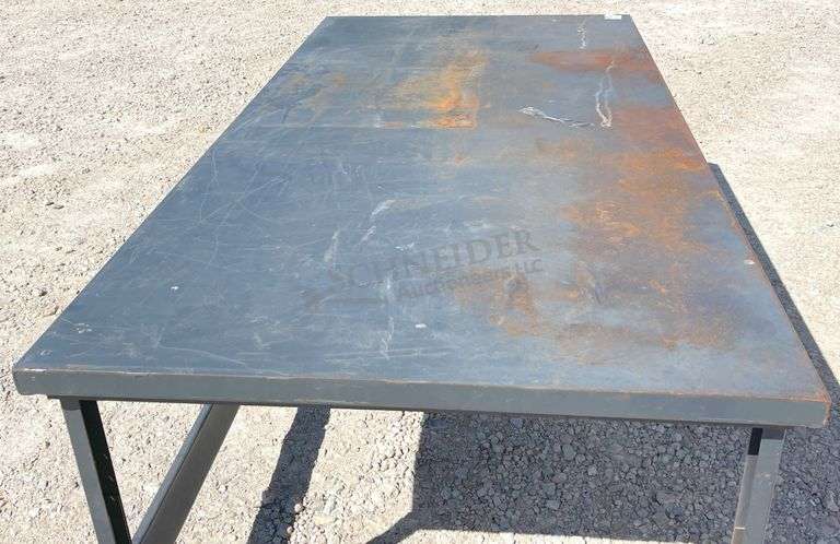 4'x8' steel work table
