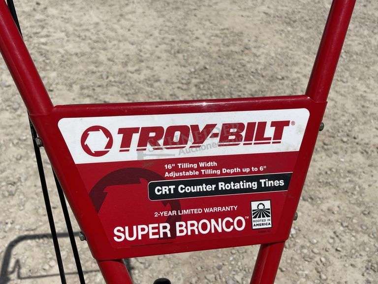 Troy-Bilt Super Bronco rear tine tiller