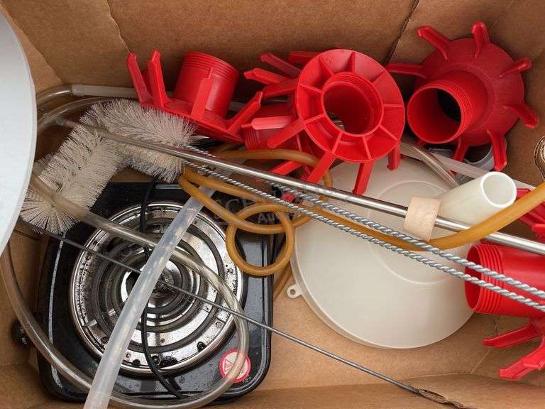 Group of home winemaking equipment