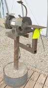Dayton 8" commercial bench grinder on stand