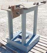46" wide irregular shaped welding table