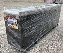 Unused 10' toolbox workbench, slight transport damage