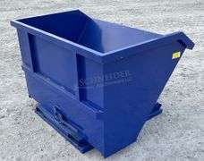 Unused 62" wide dumping hopper w/ fork pockets